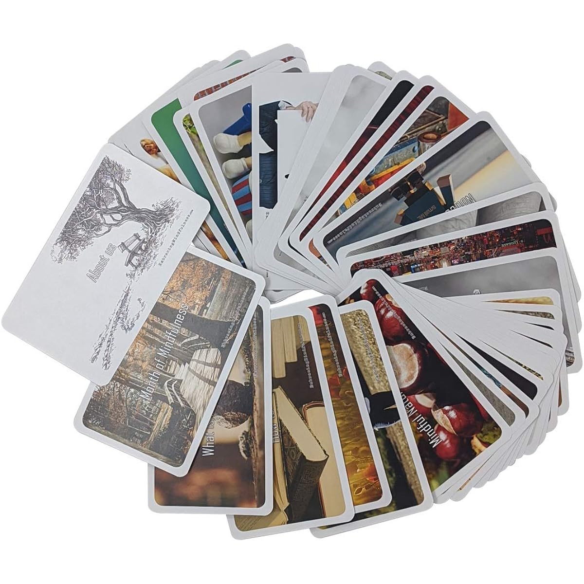 Mindfulness Challenge Cards 31 Days Mindfulness 1 Month