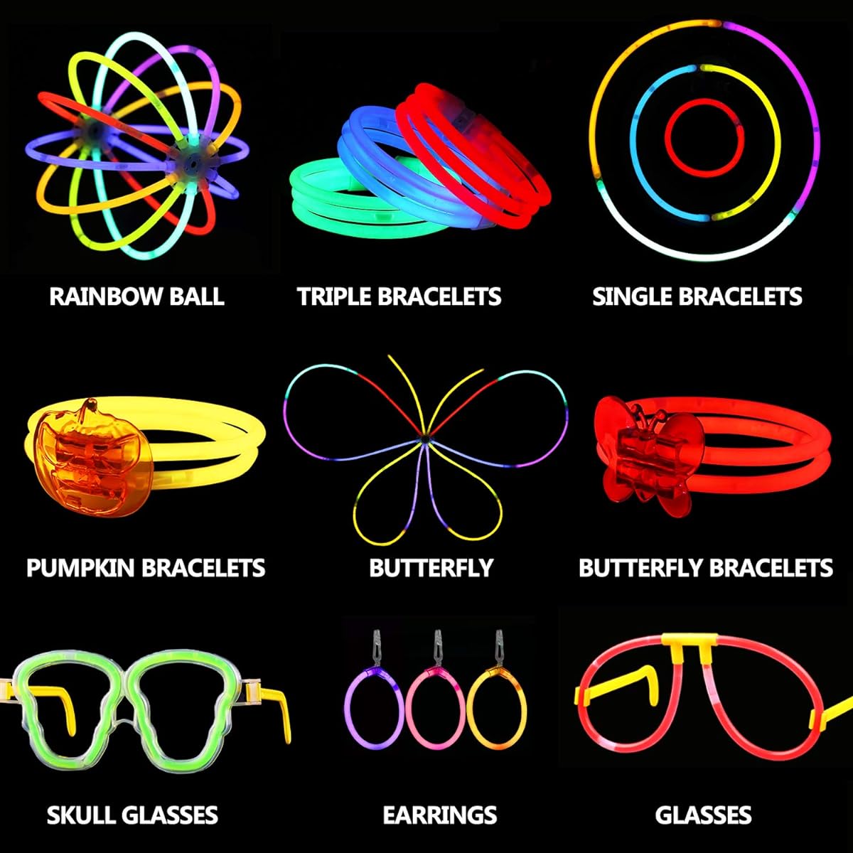 Glow stick set 850 pieces