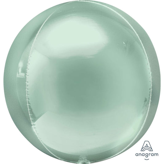 Anagram 16" Orbz- Mint Green Foil Balloon