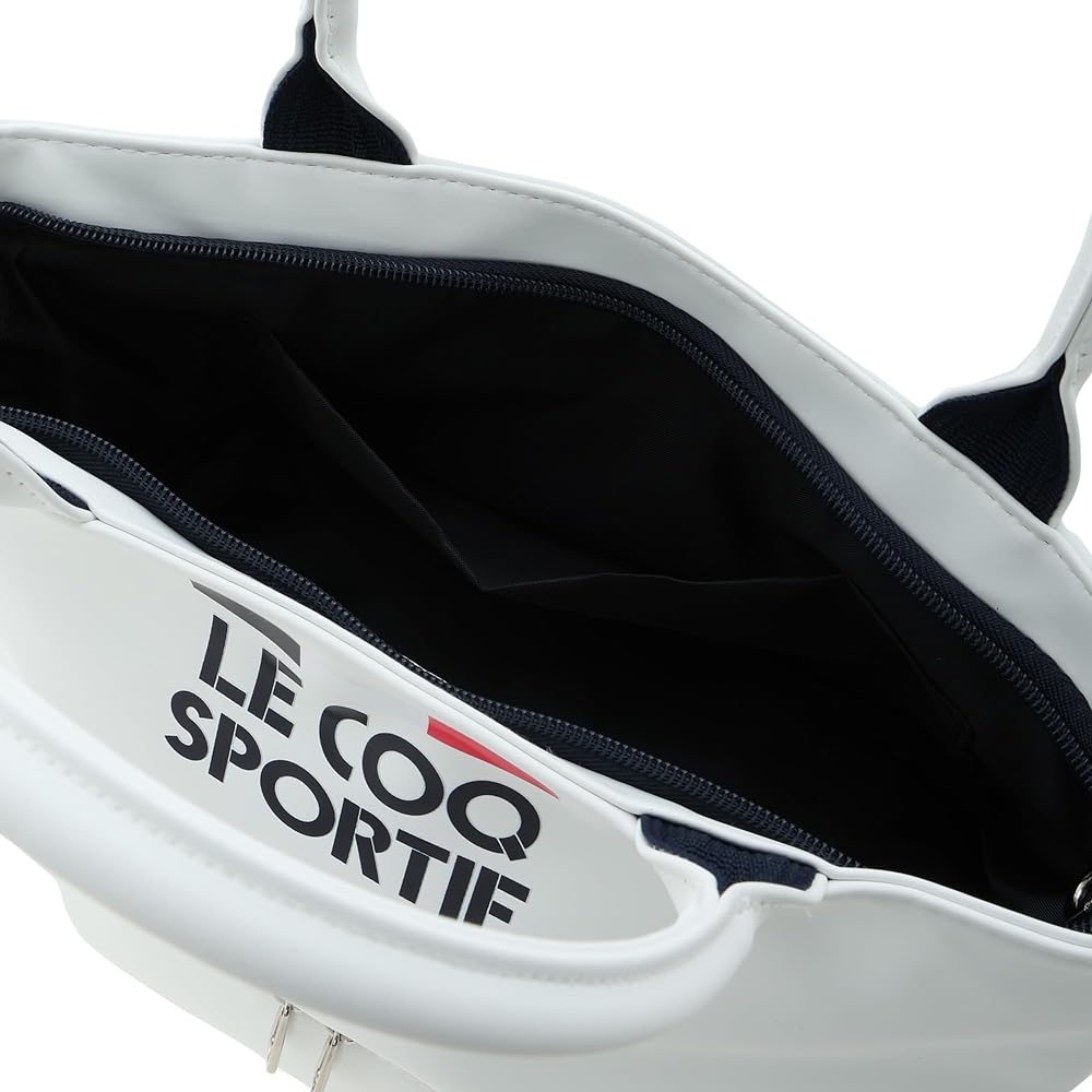 [Le Coq Sportif] Cart Bag, Cold Insulation, Holds 2 Plastic Bottles, Round Tote, Double Layer Type, Sporty, Golf QQCWJA43