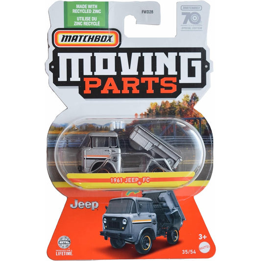 Matchbox 1961 Jeep FC Moving Parts 35/54 [Silver]