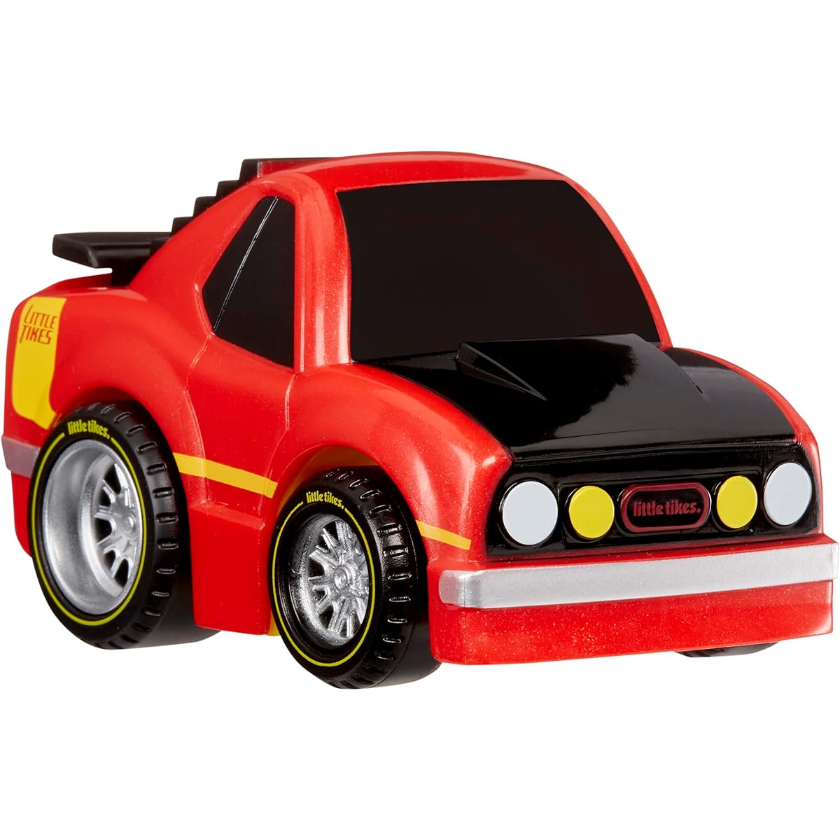 Little Tikes Crazy Fast Cars 2 Pack Muscle Car Themed Pull Back Toy Vehicles Up to 50 Feet