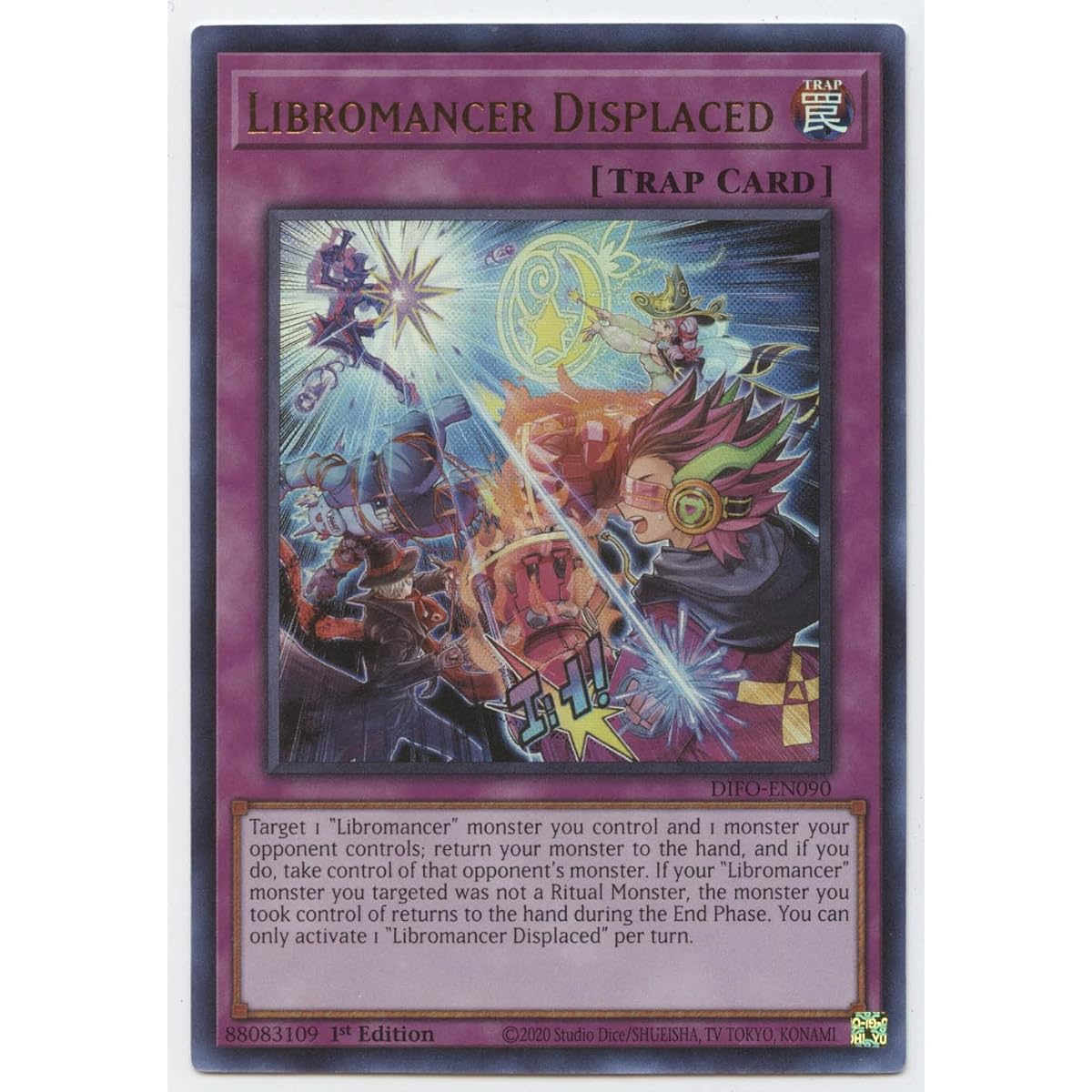 Libromancer Displaced-DIFO-EN090-Ultra Rare-First Edition.