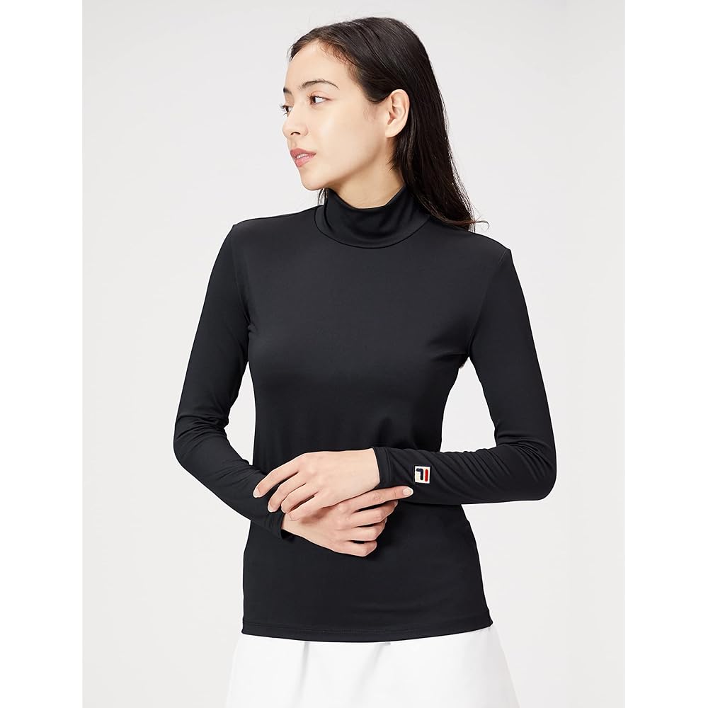 [Fila Tennis] High Neck Long Sleeve Shirt, Absorbent, Quick Drying, UV Protection, Stretch VL8025 Women's