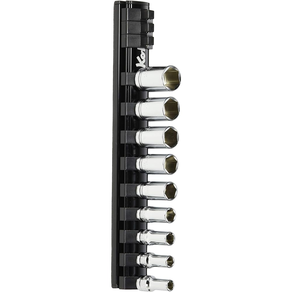Koken 6.35mm insertion Z-EAL semi-deep socket rail set 9 pieces RS2300XZ9