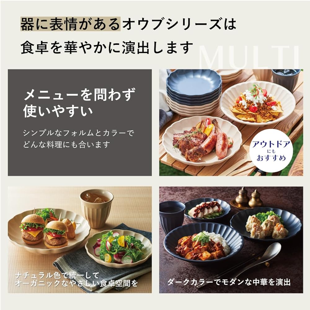 Taiwa Medium Plate, 16 cm, Slate Gray, Set of 10, Dishwasher Safe, Melamine Tableware, Contains Biomass Ingredients, Stain Resistant, Scratch Resistant, Bell Matte Finish, Commercial Use, Made in Japan, Aube SJ-31-SLGM