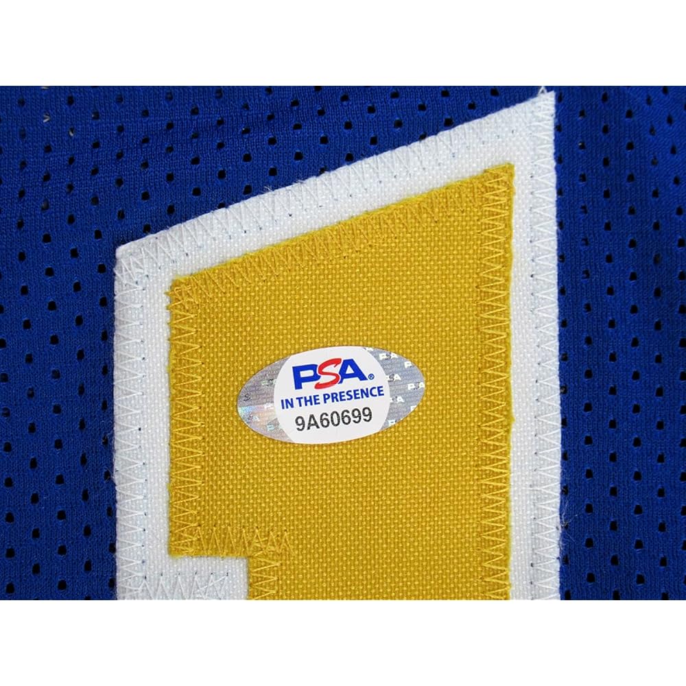 Tim Hardaway autograph + RUN TMC CROSSOVER KING jersey with additional ink PSADNA autograph session on-site inspection certificate included Seed Stars certificate of authenticity included