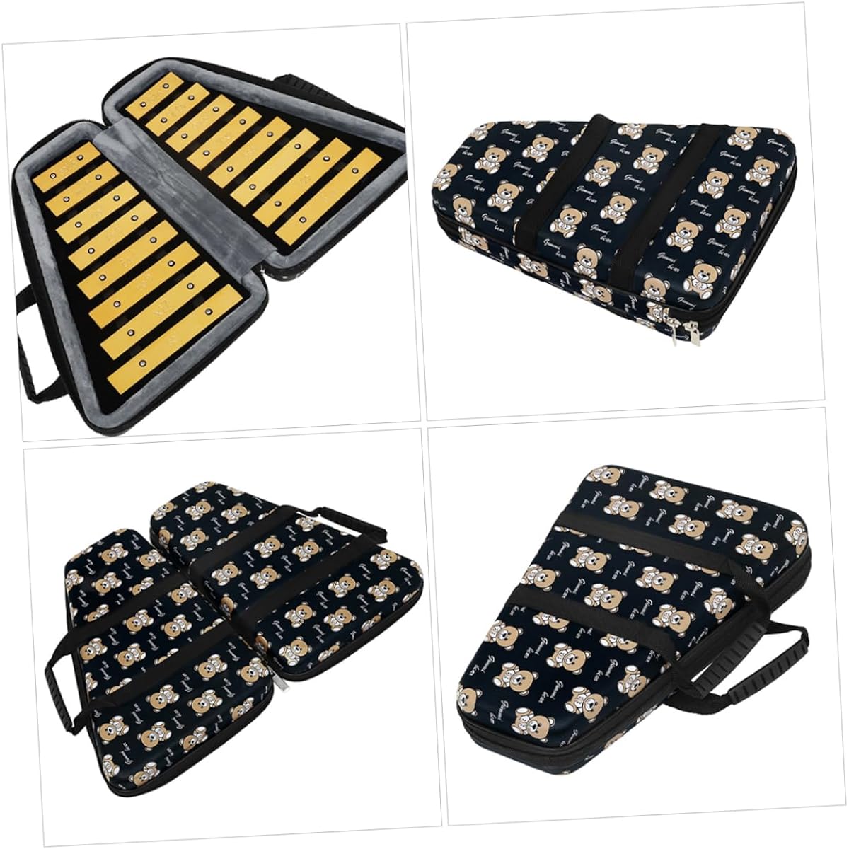 SWOOMEY 1 Set Carillon Hand Knock Music Toy Xylophone Percussion Toy Knocking Piano Toy Musical Knock Toy Portable Percussion Mallet for Toddlers