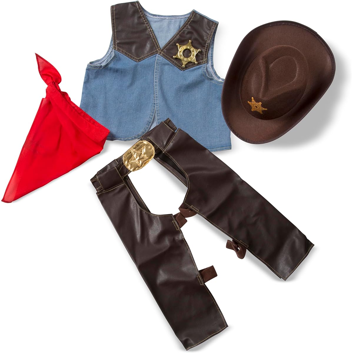 Melissa & Doug Cowboy, Role Play Costume Set 1 Play Set [Imported]