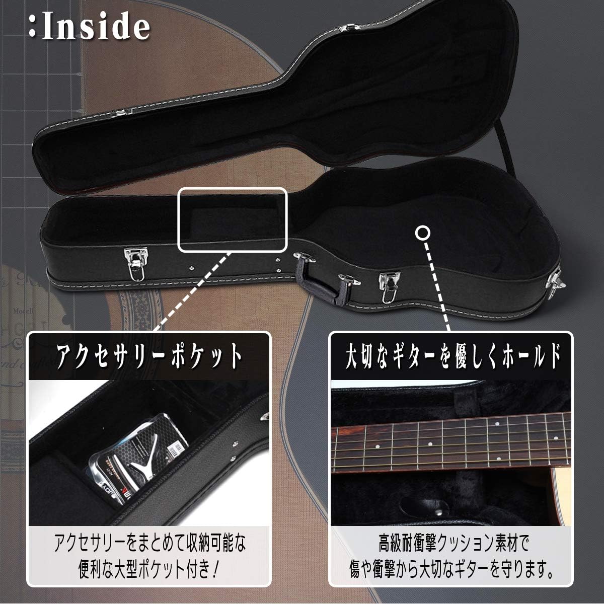Acoustic guitar hard case guitar case gig bag acoustic guitar case guitar hard case guitar case handbag
