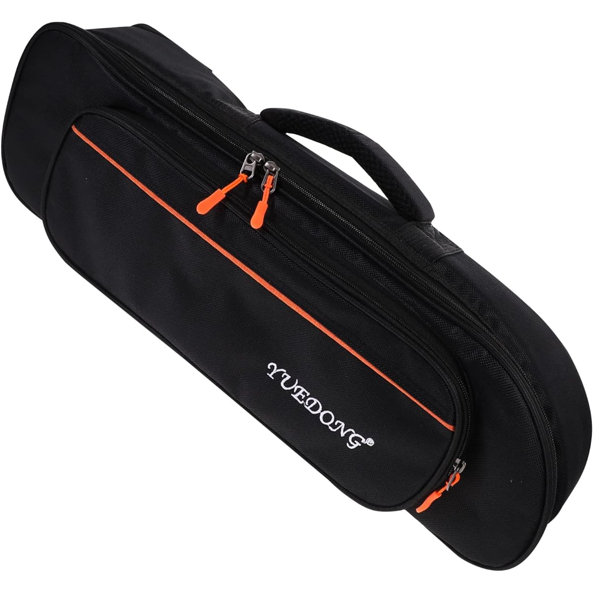 Vaguelly Trumpet Gig Bag Oxford Cross Trumpet Carry Bag Backpack with Adjustable Shoulder Strap Trumpet Case Trumpet Accessories Black