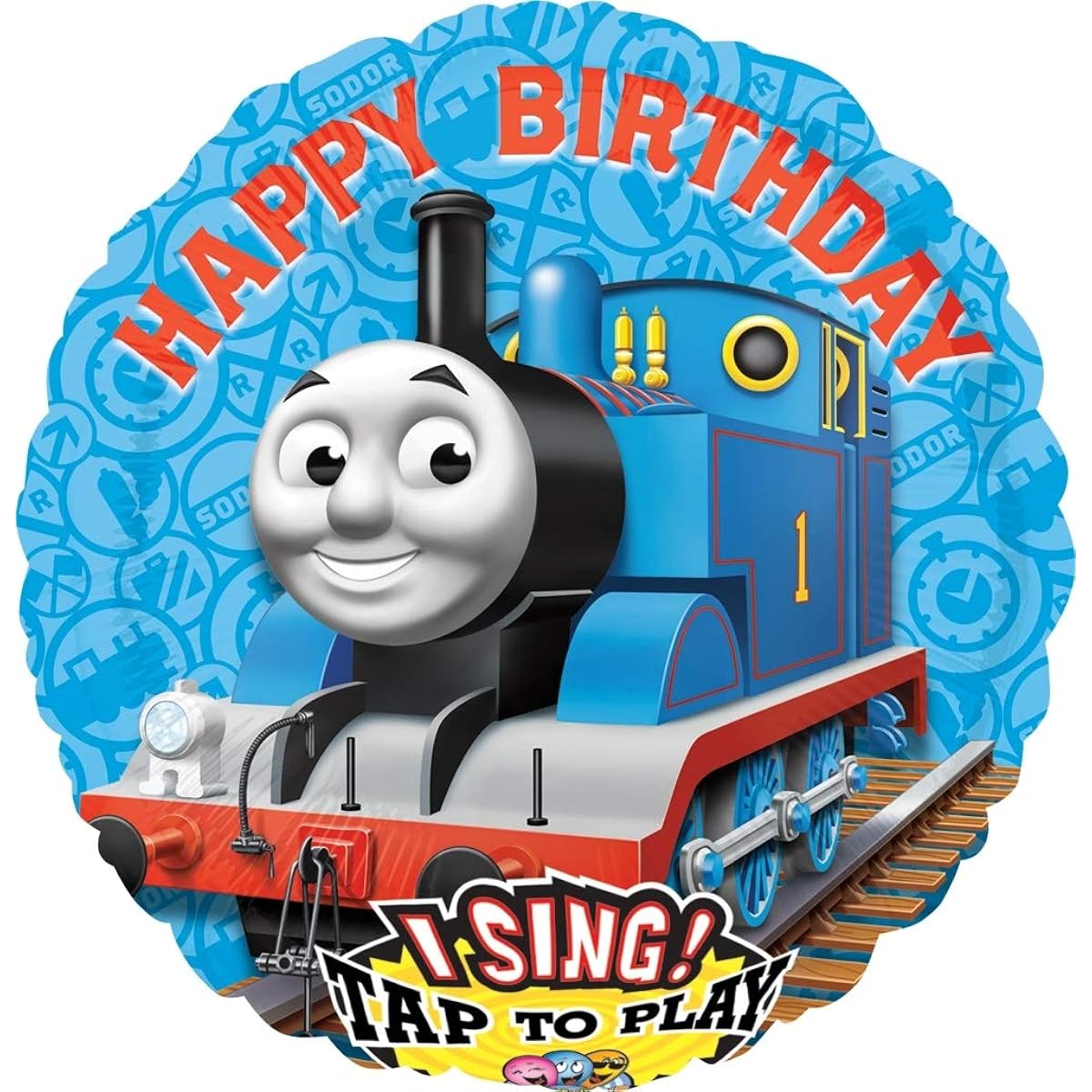 Thomas the Train Party Supplies 4th Birthday Sing A Tune Tank Engine Balloon Bouquet Decorations