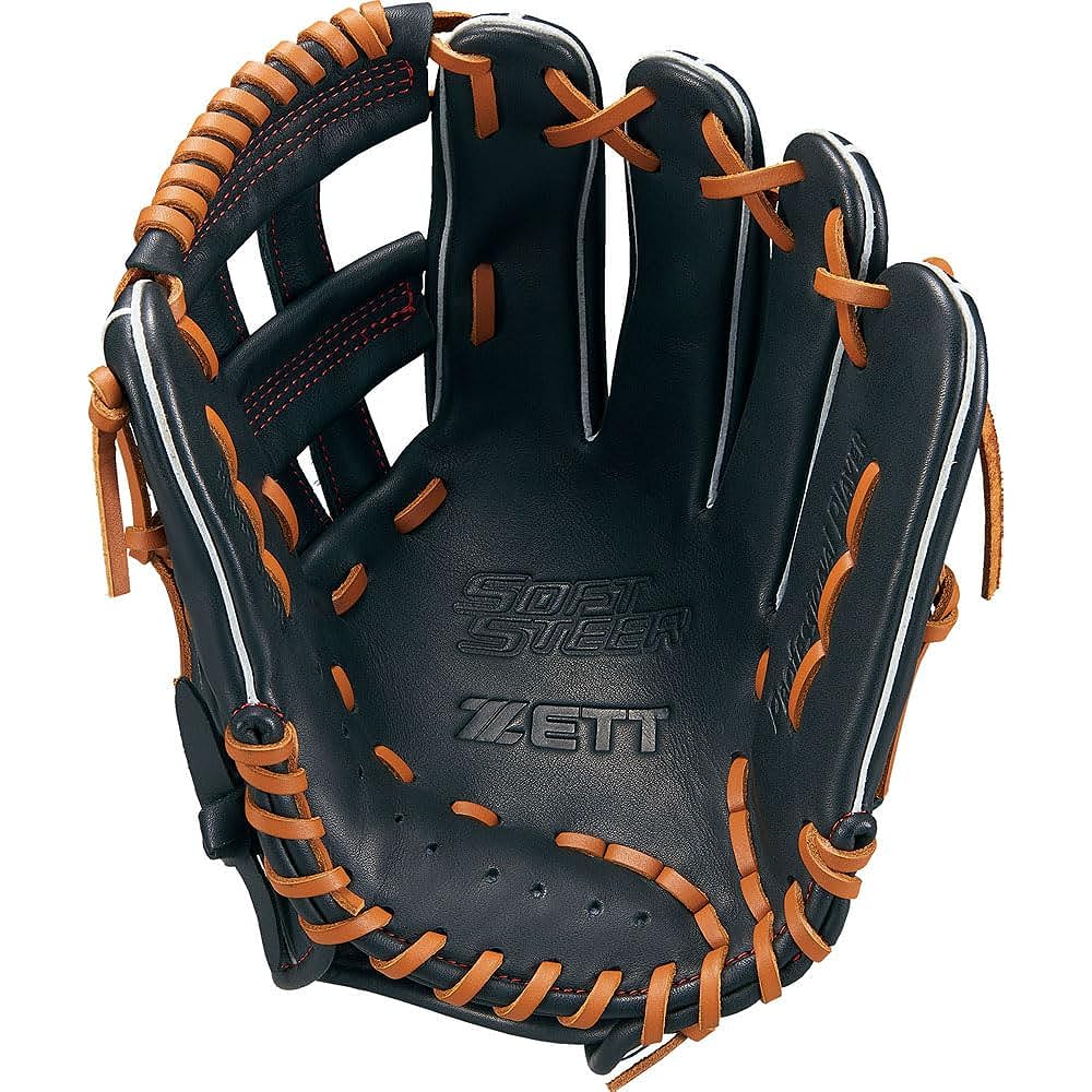 ZETT Soft Baseball Glove (Glove) Soft Steer All-Round For Right Throw/Left Throw BRGB35380