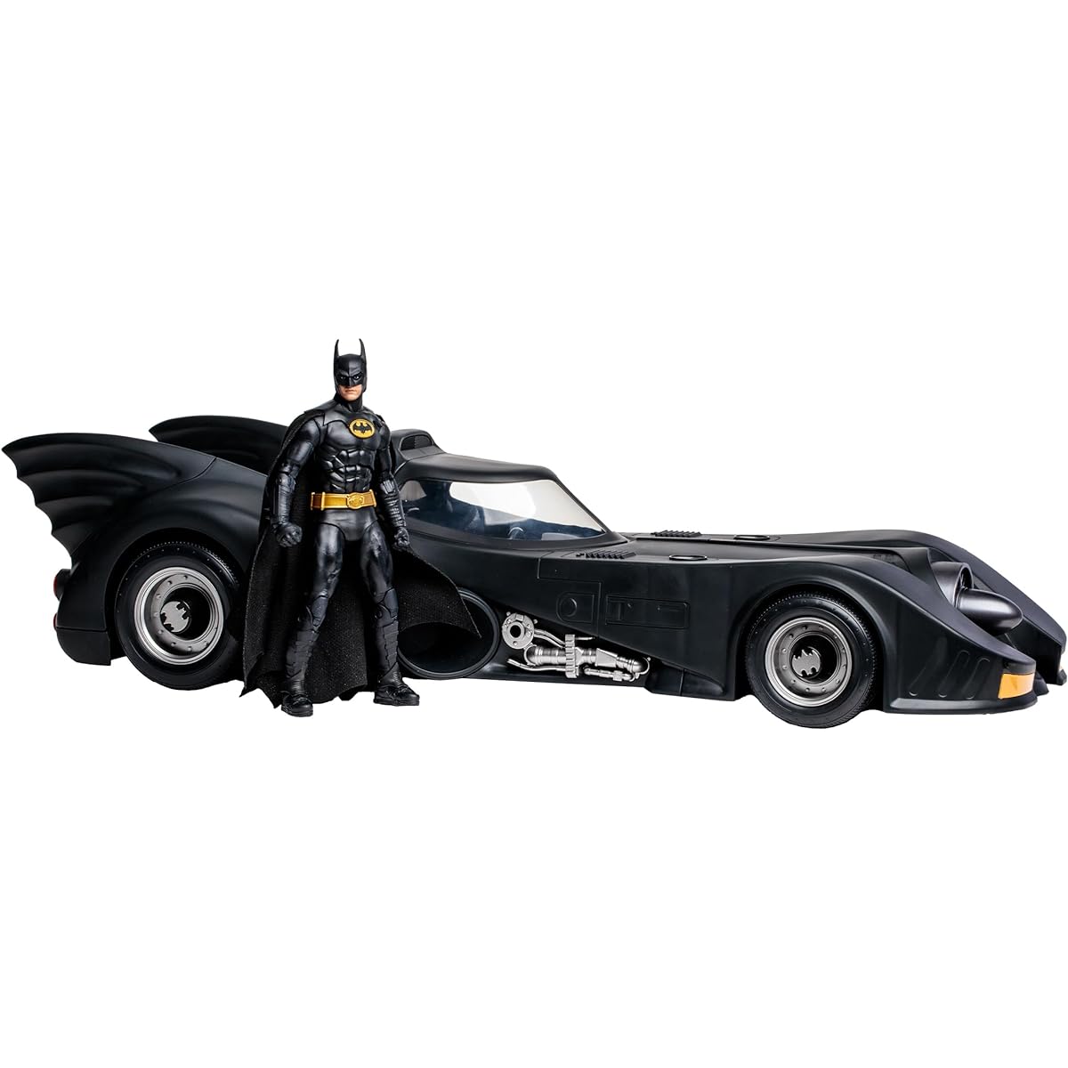 McFarlane Toys - DC Multiverse Batman & Batmobile Gold Label 2-Pack (1989), Gold Label, Exclusive, Multicolor