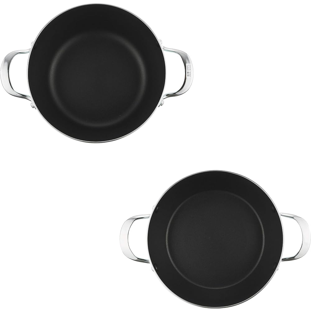 Meyer Two-handed Pot 24cm Aluminum Alloy IH Compatible Lightweight Yellow "Light Pot Set" [Domestic Genuine Product] LPT-2SYL