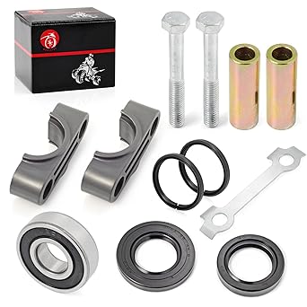 Steering Stem Bushing Seal Collar Bolt Bearing Oil Seal Kit for Yamaha Banshee Blaster Grizzly Raptor Warrior YFM 80 125 200 250 350 400 450 550 600 660 700 YFZ 450 1UY-23812-00-00 93 112-3 1011-00