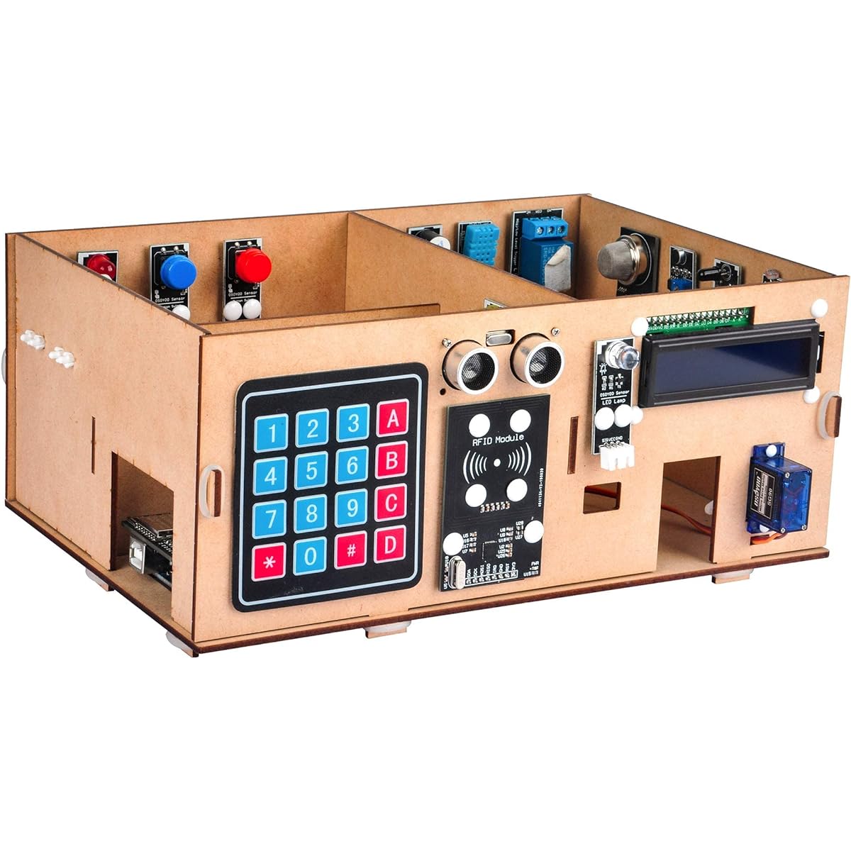 OSOYOO MEGA2560 IoT Learning Smart Home Kit for Arduino|STEM Set for Learning Internet of Things, Building Mechanics, Electrical Engineering, How to Code|Educational Coding for Kids