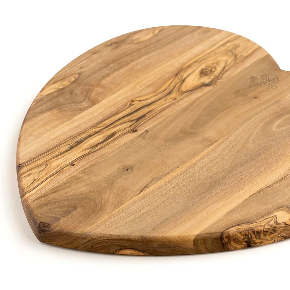 Berard Olive Cutting Board Heart Large