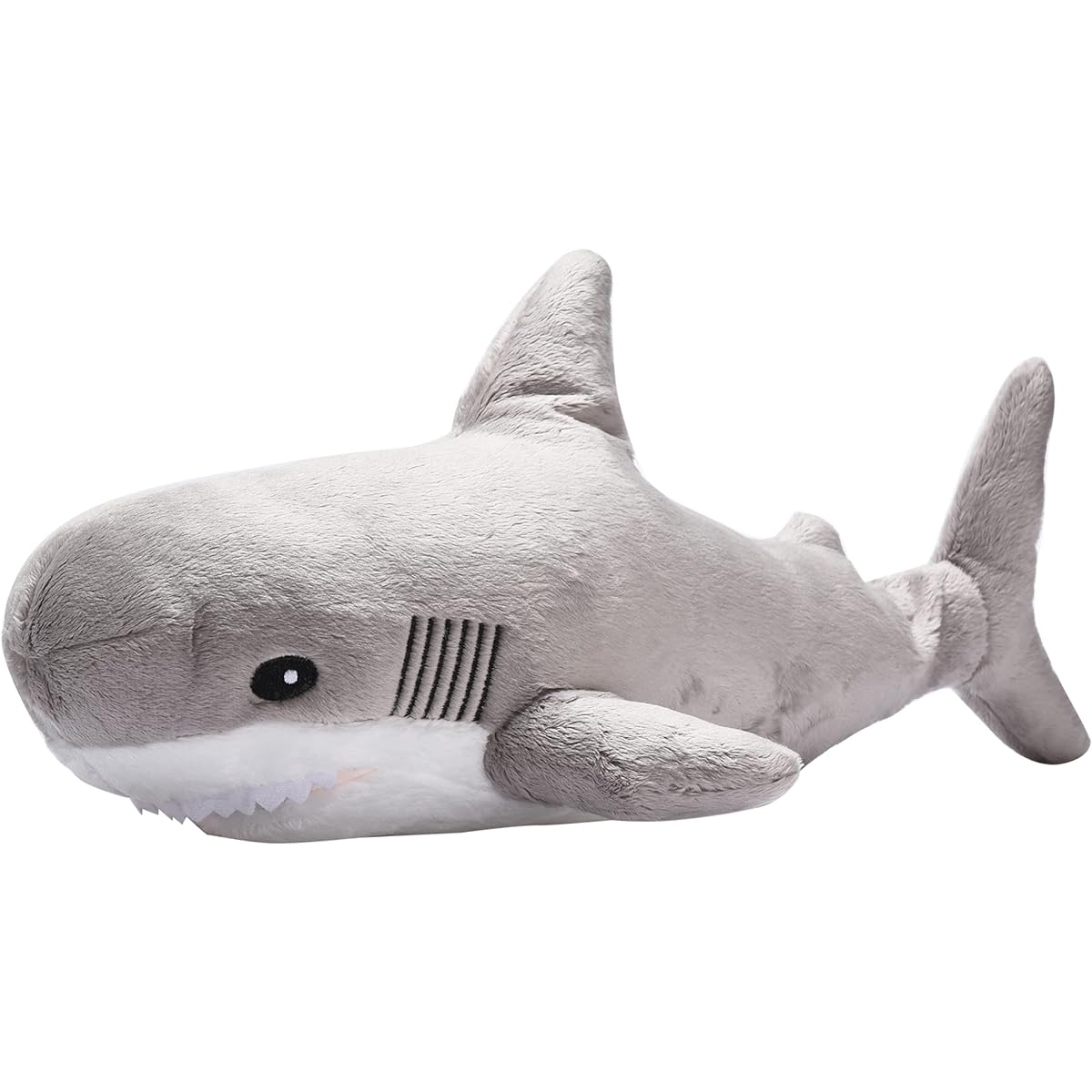 Snug A Babies Shark Plush Stuffed Animal with 4 Babies - Sea Animals Huggable Plushies - Cute Decorative Shark Pillow - Soft and Fluffy Material - Stuffable Plushie Gift Toy for Sea Creature Lover