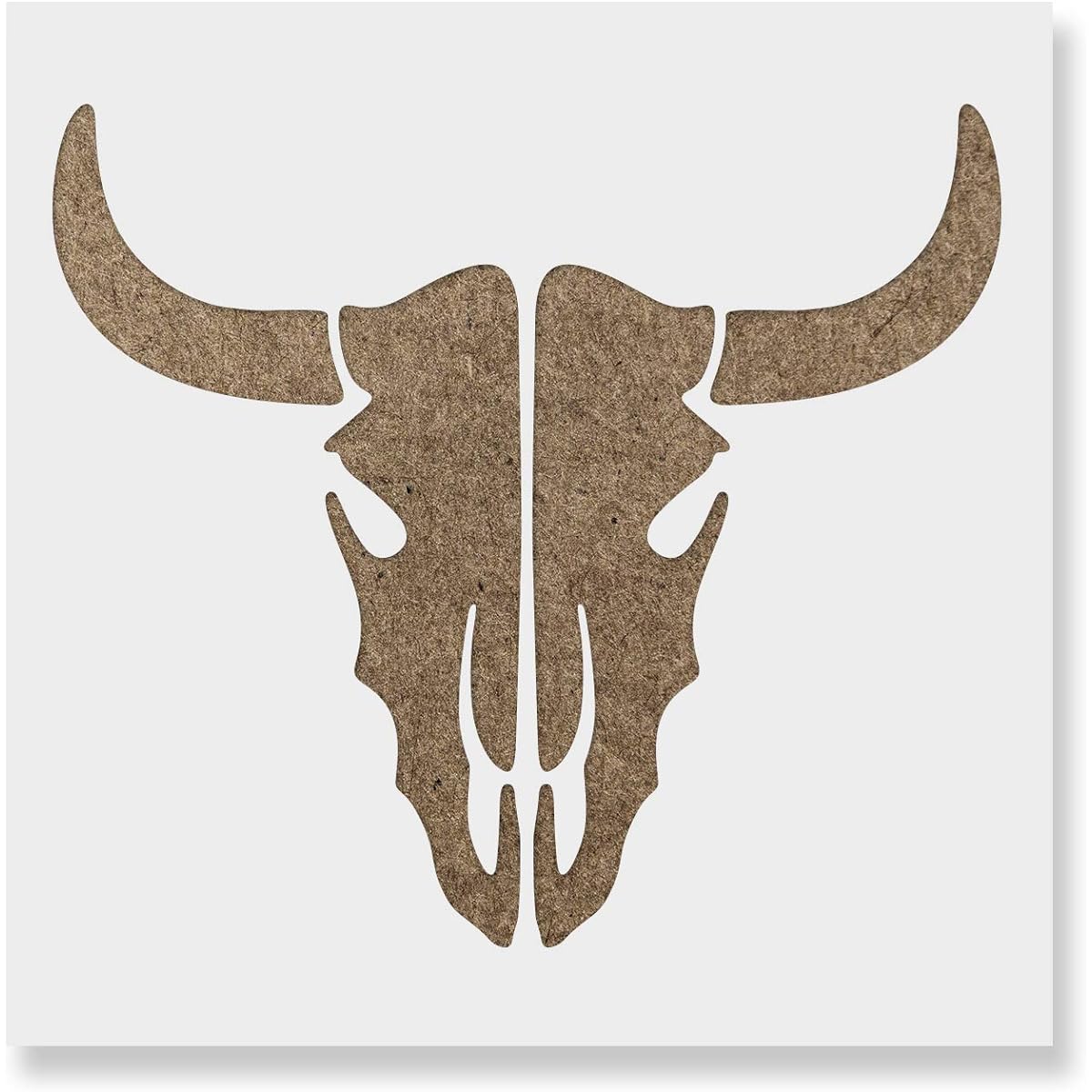 Cow Skull Stencil Reusable Stencil for Painting Mylar Stencil for Crafts and Decorating