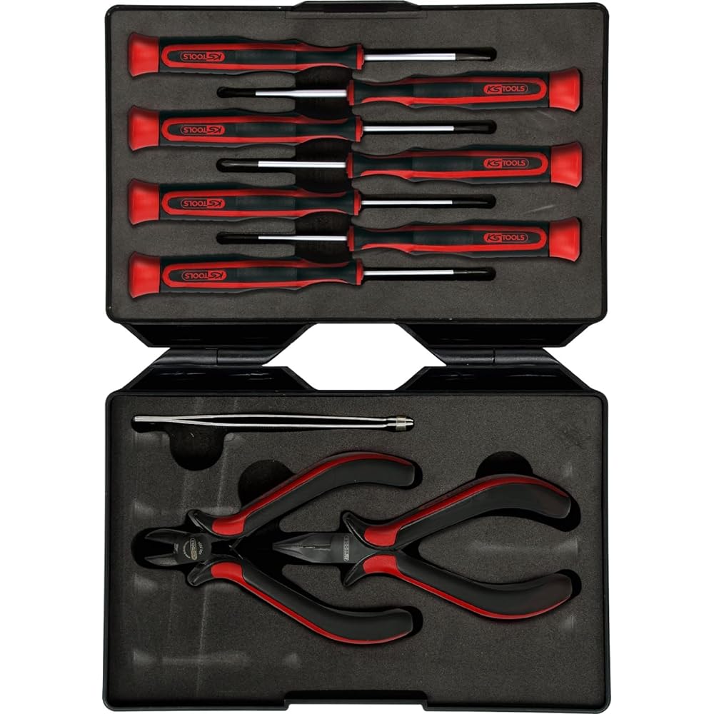 KS TOOLS Precision tool set 10 pcs 500.7180