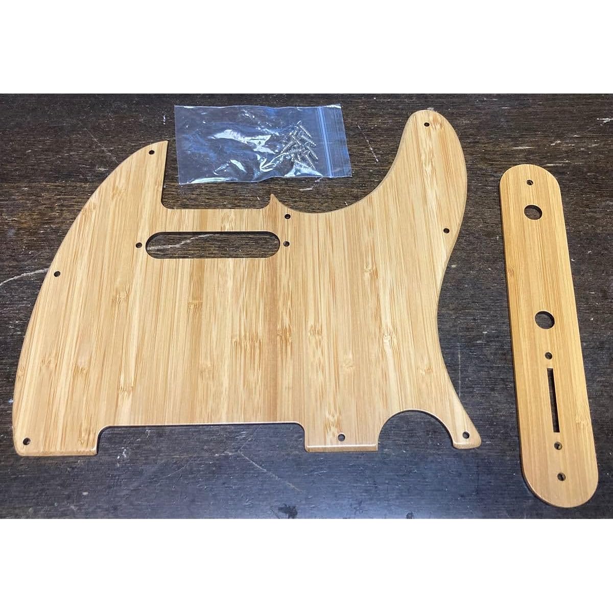 Telecaster bamboo pickguard side plate US standard