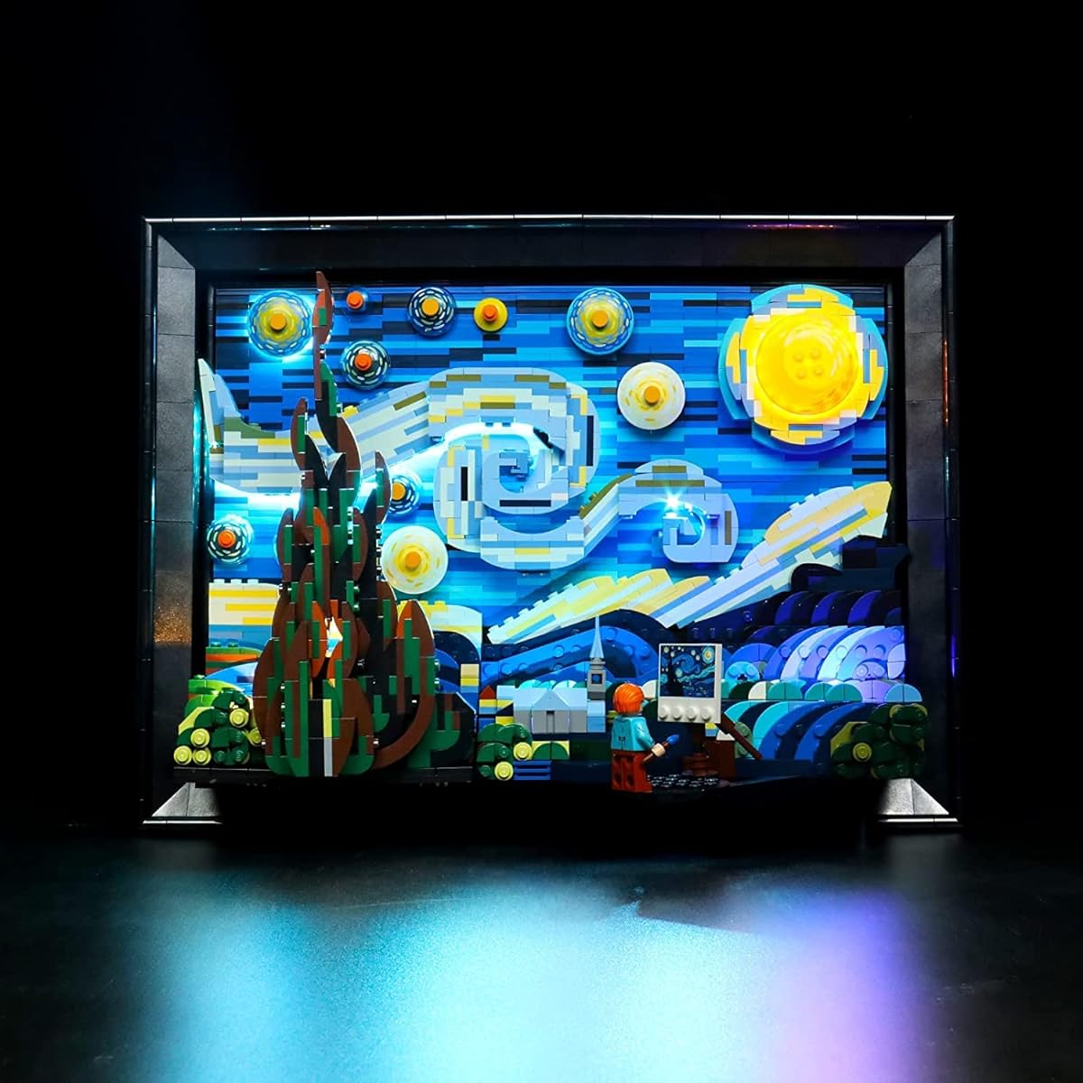 LED Light for Lego Ideas Vincent Van Gogh - Starry Night (Light Only No Model) Brick Bling Light Kit Compatible with Lego 21333 Classic Version