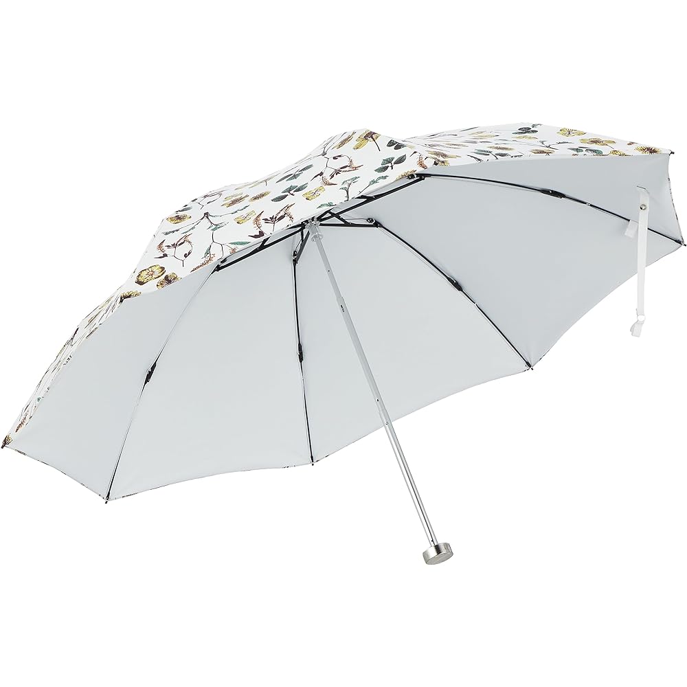 MOONBAT Fuwacool Folding Umbrella Parasol [For both sunny and rainy weather, First class shading] 50cm Botanical