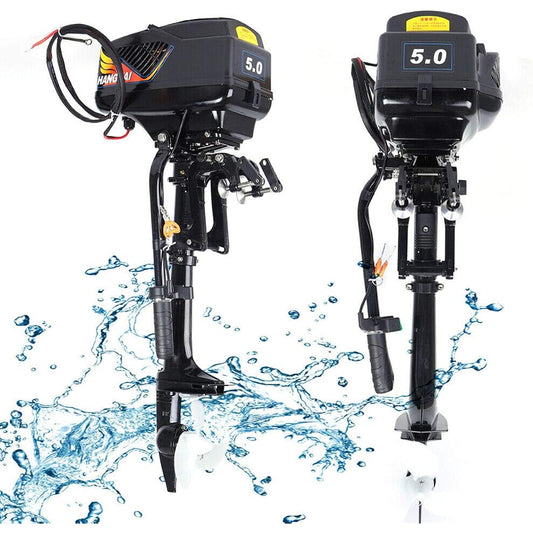 48V 1200W Electric Boat Motor Engine 5HP Boat Motor Outboard Fishing Boat Motor Short Shaft (5HP 48V 1200W)