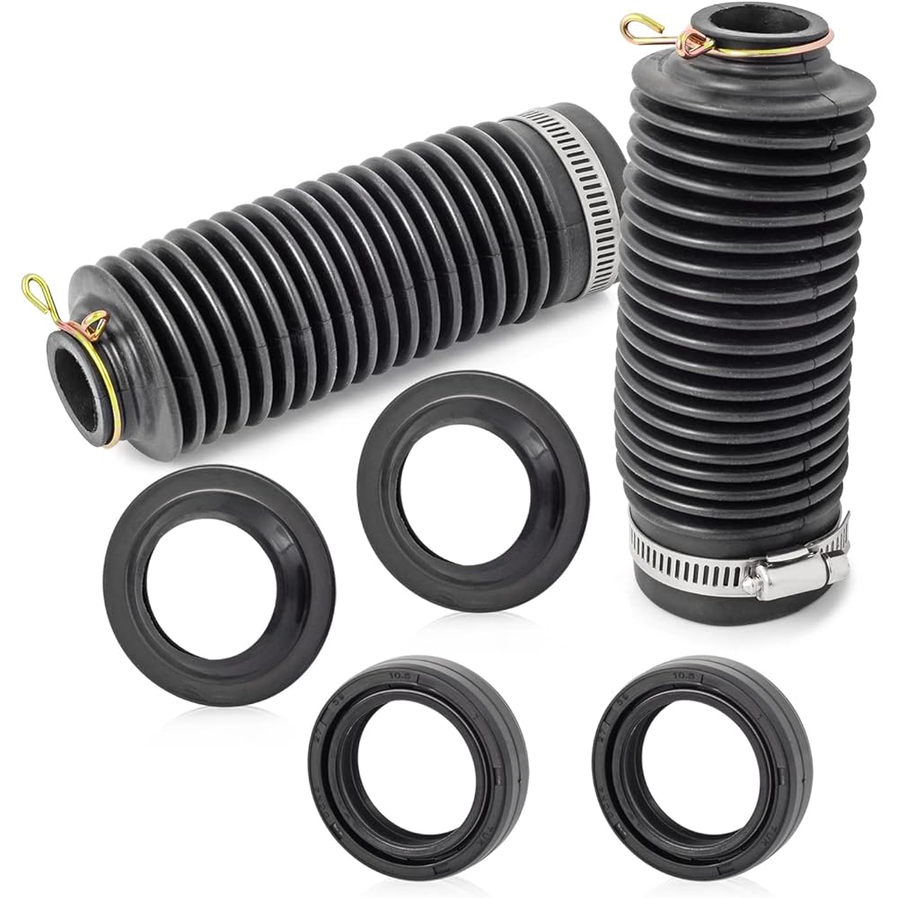 Front Fork Dust Seal Kit & Fork Boots for Honda 1985-2013 XR80R XR100R CRF80F CRF100F