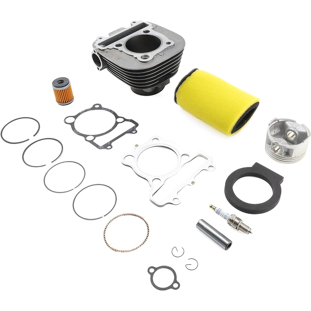 MOFANS 71mm Bore Cylinder Head Piston Ring Top End Rebuild Kit for Yamaha Timberwolf 250 1992 1993 1994 1995 1996 1997 1998 1999 2000 4BD-11631-00-Y0