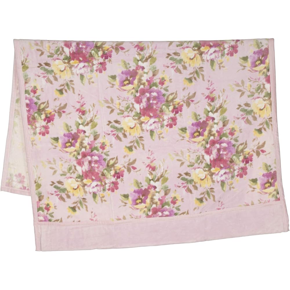 nishikawa [Nishikawa] Cotton blanket, single, 100% cotton, washable, soft, suitable for spring, autumn, winter, 3 seasons, warm, gorgeous, my model, Izumiotsu, made in Japan, pink FQ00081034P