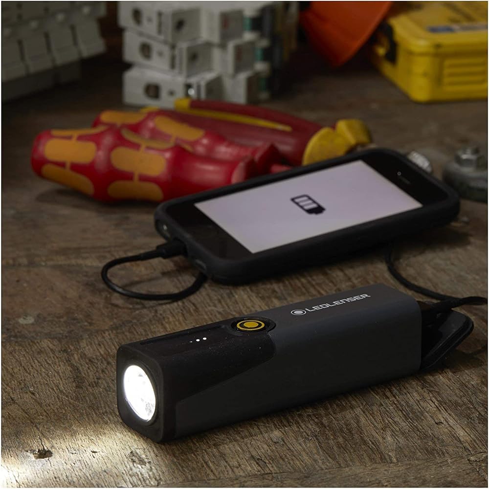 Ledlenser Work Light iW3R LED Work Light with Power Bank Function 502173 [Genuine Japanese Product] Small