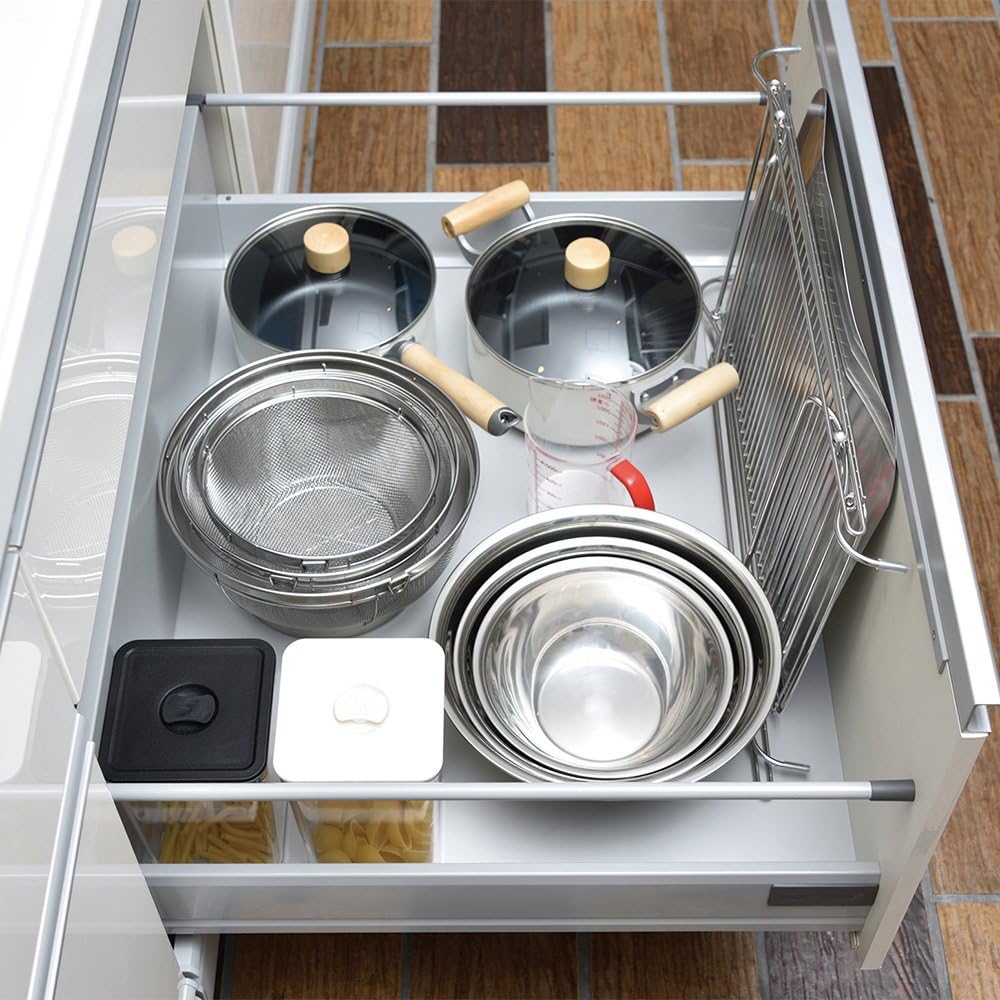 Wahei Phrases Drainer Basket, Water Flowing Tray, Made in Japan