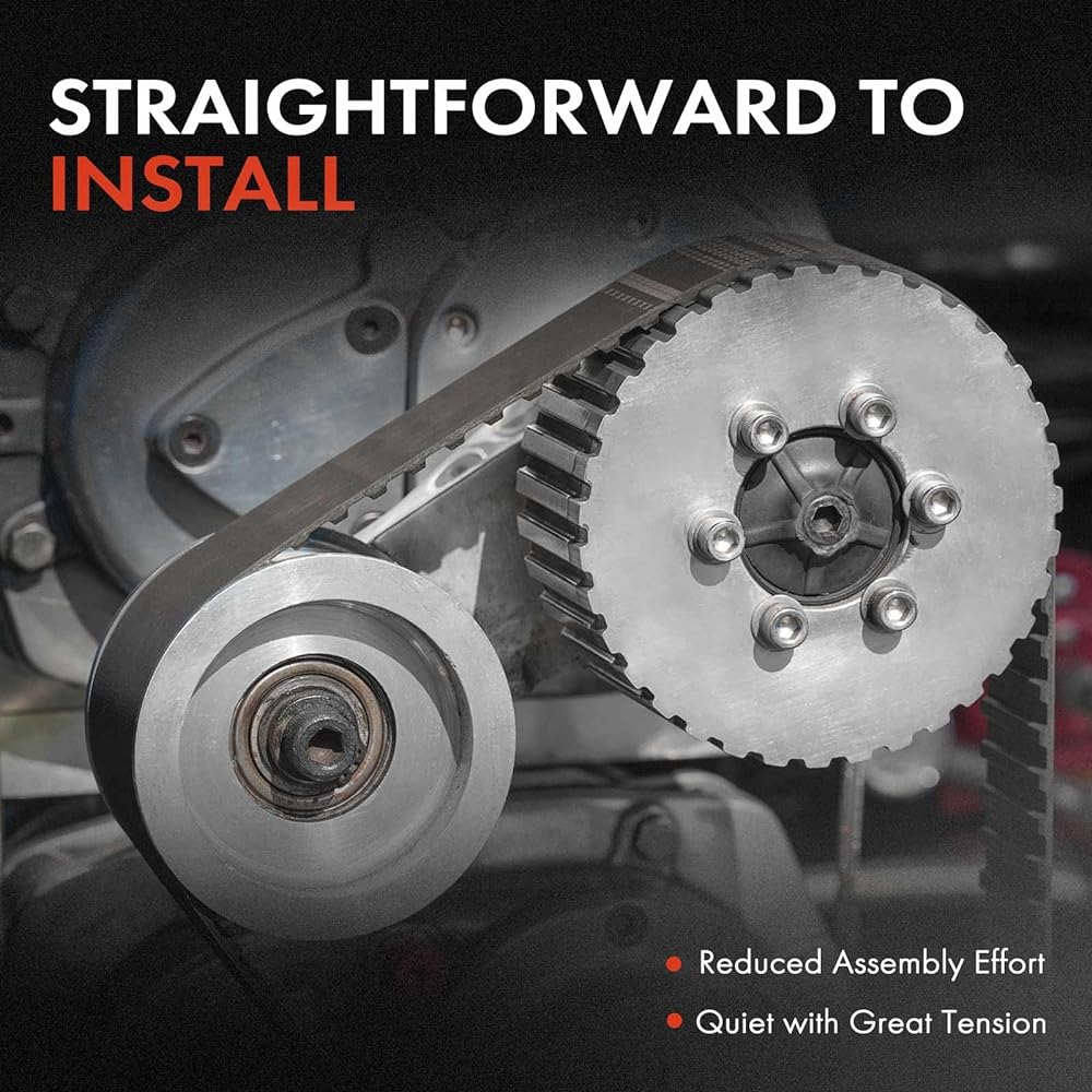 A-Premium Belt Tensioner Assembly with Pulley Compatible with Chevrolet Cruze 2011-2016 Sonic 2012-2019 Trax 2013-2020 Cruze Limited & Buick Encore # 55565236, 55352021