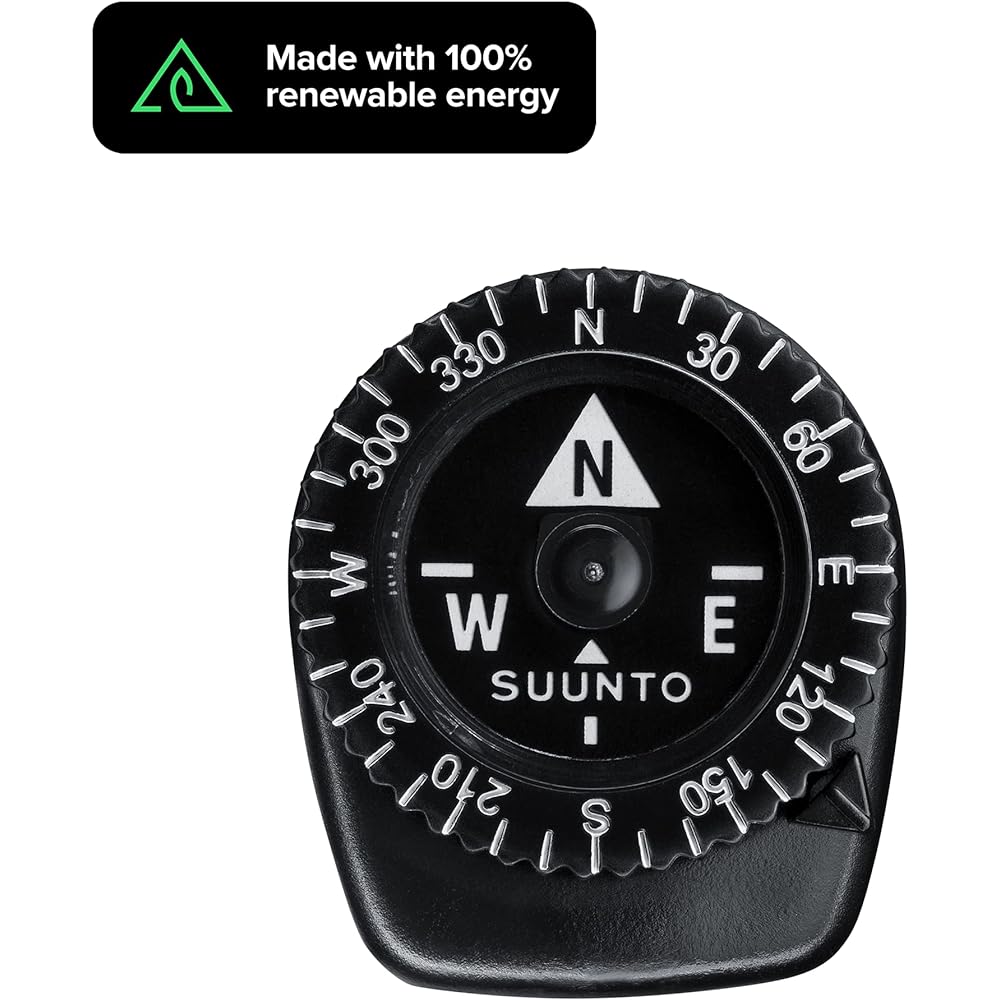 SUUNTO Clip Compass Climbing Direction Magnet CLIPPER L/B NH [Genuine Japanese Product/Manufacturer Warranty] SS004102011 Black