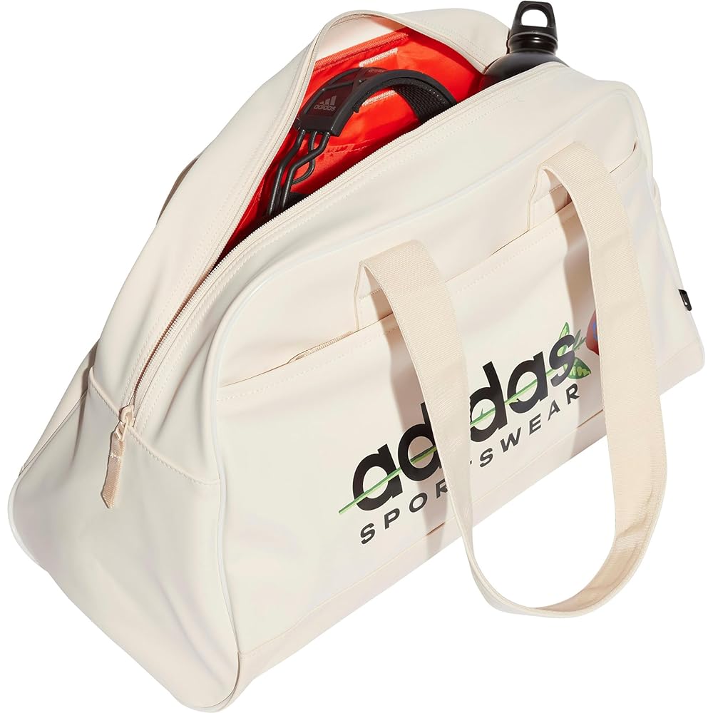 [Adidas] Essentials Flower Bowl Shoulder Bag KNO34 Wonder White/Black/Multicolor (IP9770)