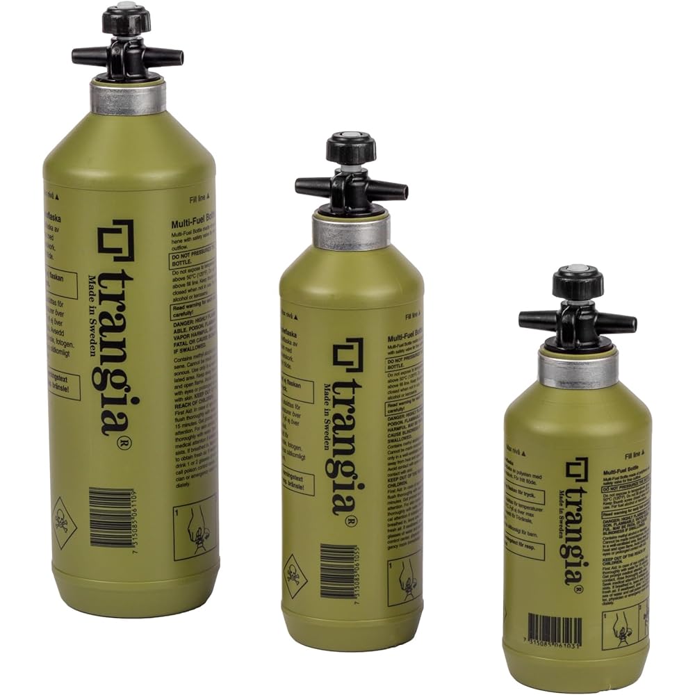 trangia Fuel Bottle 1.0L Fuel Bottle for Alcohol Burner