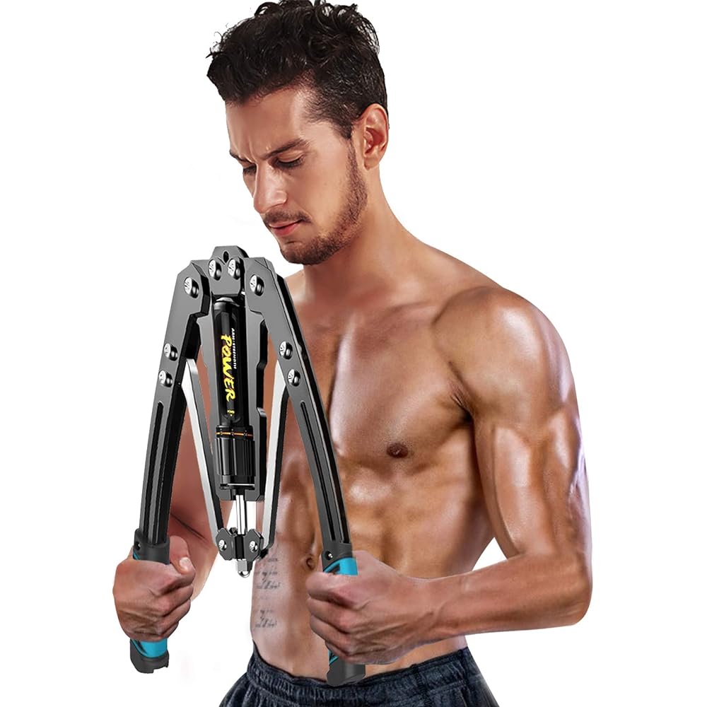 VIVITORY Adjustable Hydraulic Power Twister Arm Forearm Exerciser 22-440lbs Home Chest Expander Arms Biceps Abdominal Shoulders Chest Strength Training