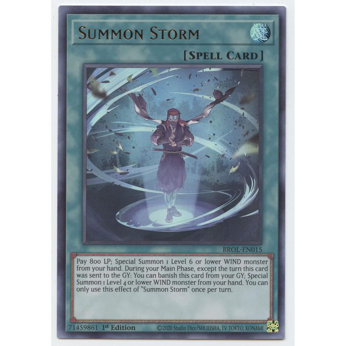Summon Storm BROL-EN015 Ultra Rare 1st Edition