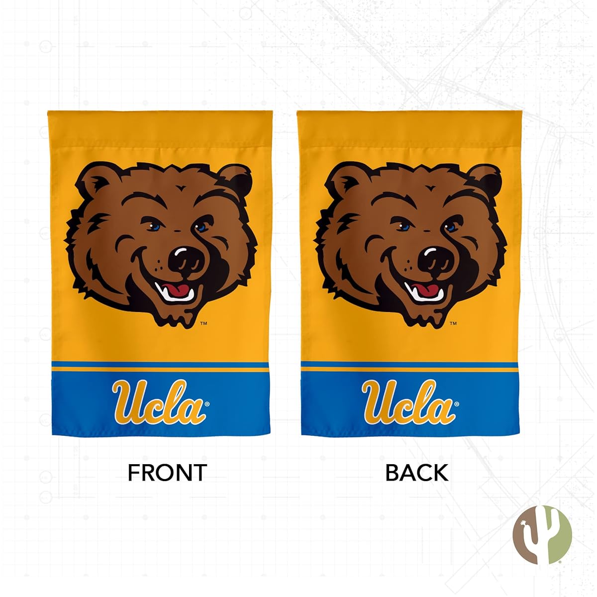 UCLA Garden Flag University of California Los Angeles Bruins Banner 100% Polyester (Design B)