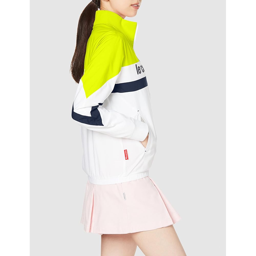 [Le Coq Sportif Golf] [21 Autumn/Winter Model] Golf Blouson Color Block Logo Water Repellent Stretch QGWSJK00 Women's