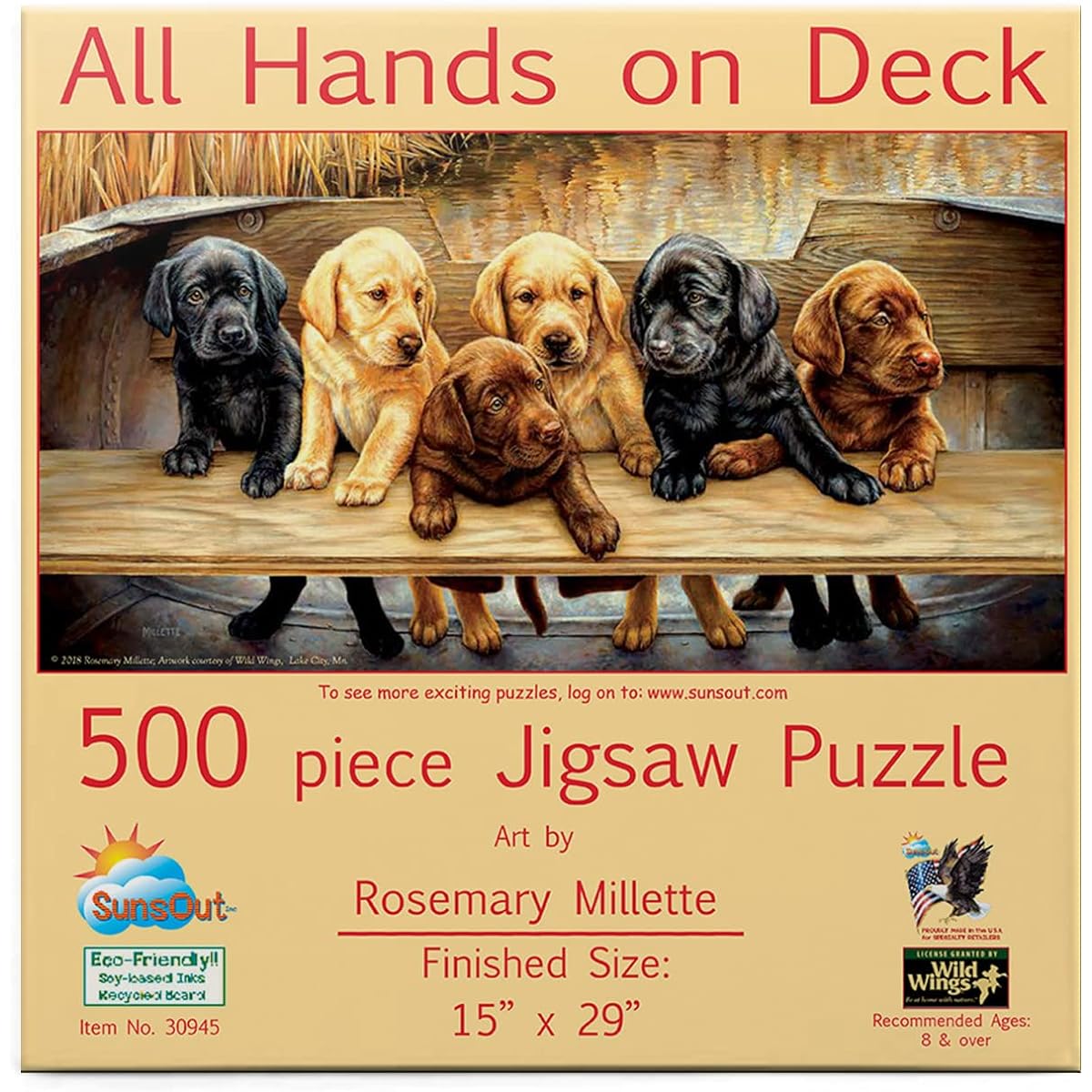 SunsOut Jigsaw Puzzle 500 Piece All Hands on Deck