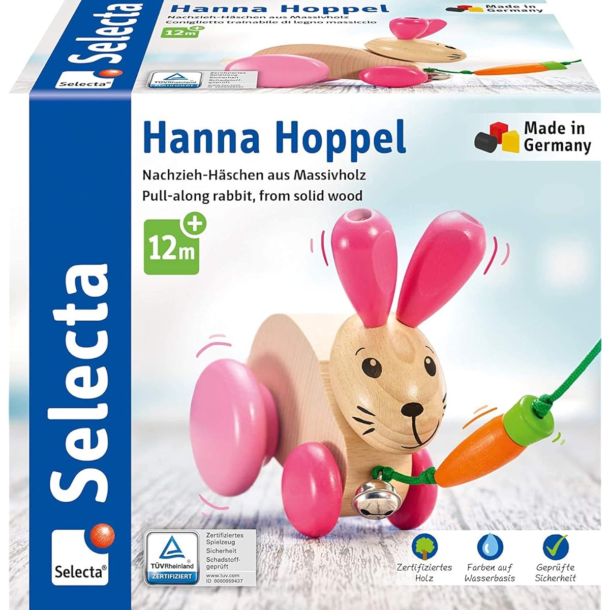 Pull-along rabbit Hanna Hoppel