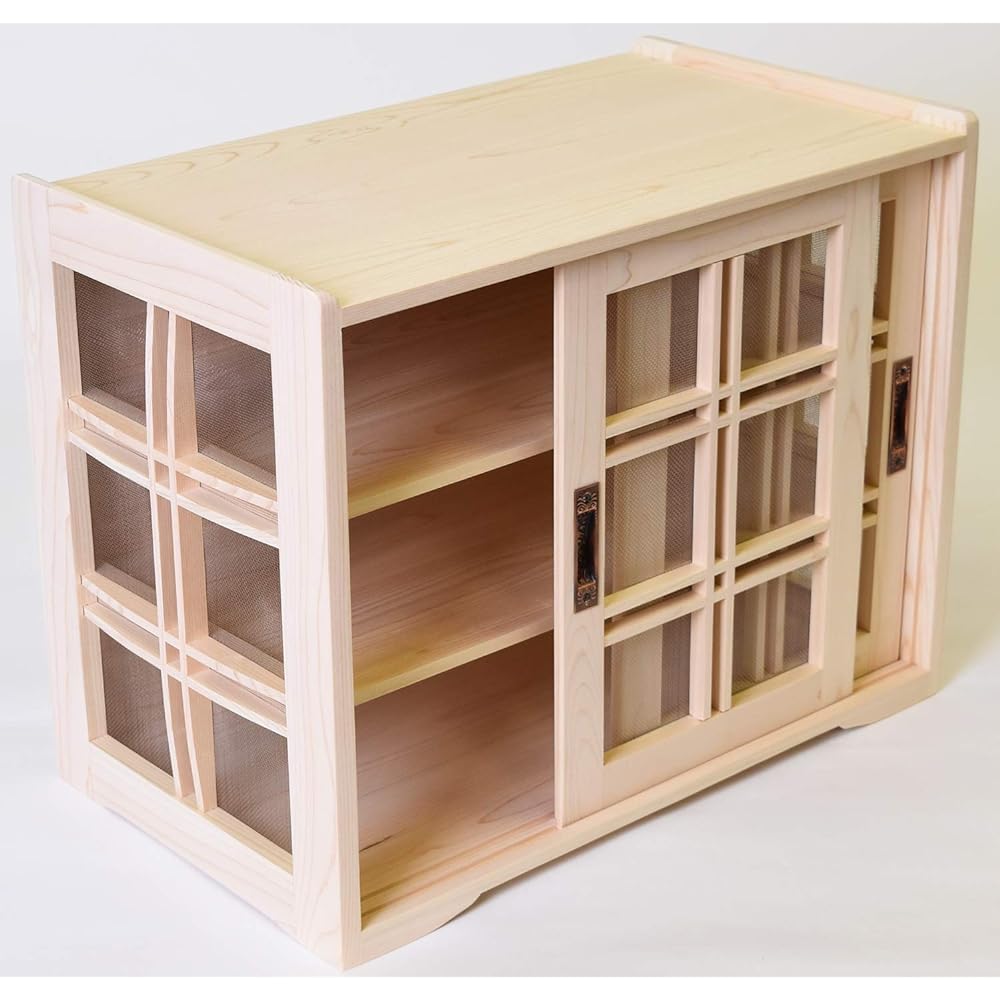 Kiso Crafts Fly Book Handmade Hinoki Hinoki Book Made in Japan Wooden Hinoki Horizontal Width 49 x Depth 29 x Height 38 cm