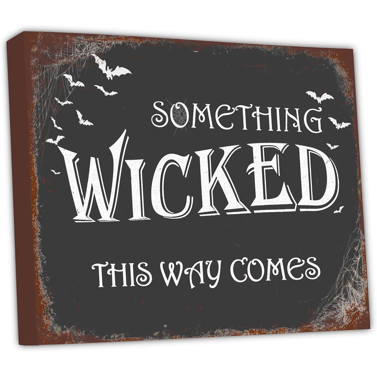 Feyerr Industrial Gothic Halloween Wall Decor Canvas