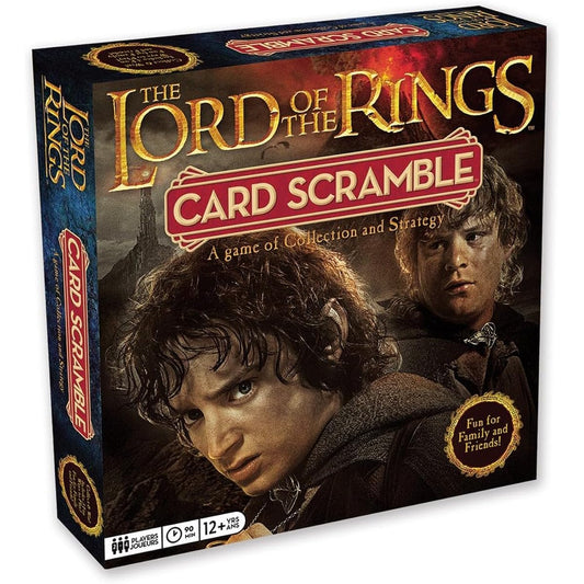 AQUARIUS Lord of the Rings Card Scramble Board Game - Fun Family Party Game for Kids, Teens and Adults - Great Game Night Gift - Officially Licensed Merchandise
