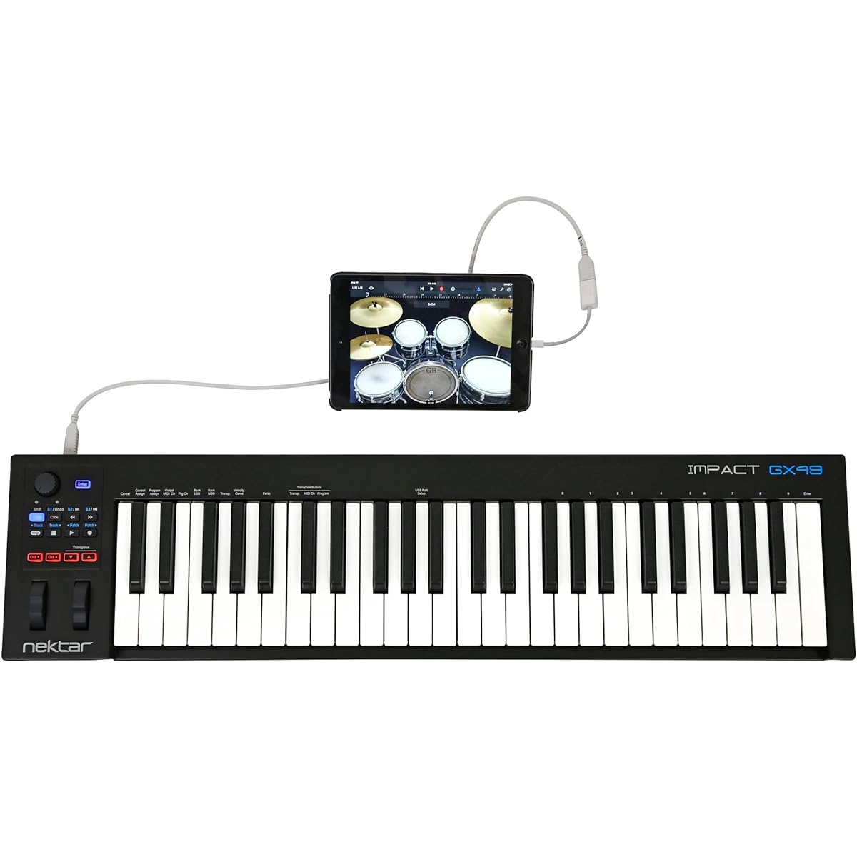 Nektar Technology IMPACT GX49 DAW linked MIDI keyboard controller with transport button/MIDI control function [Domestic genuine product]
