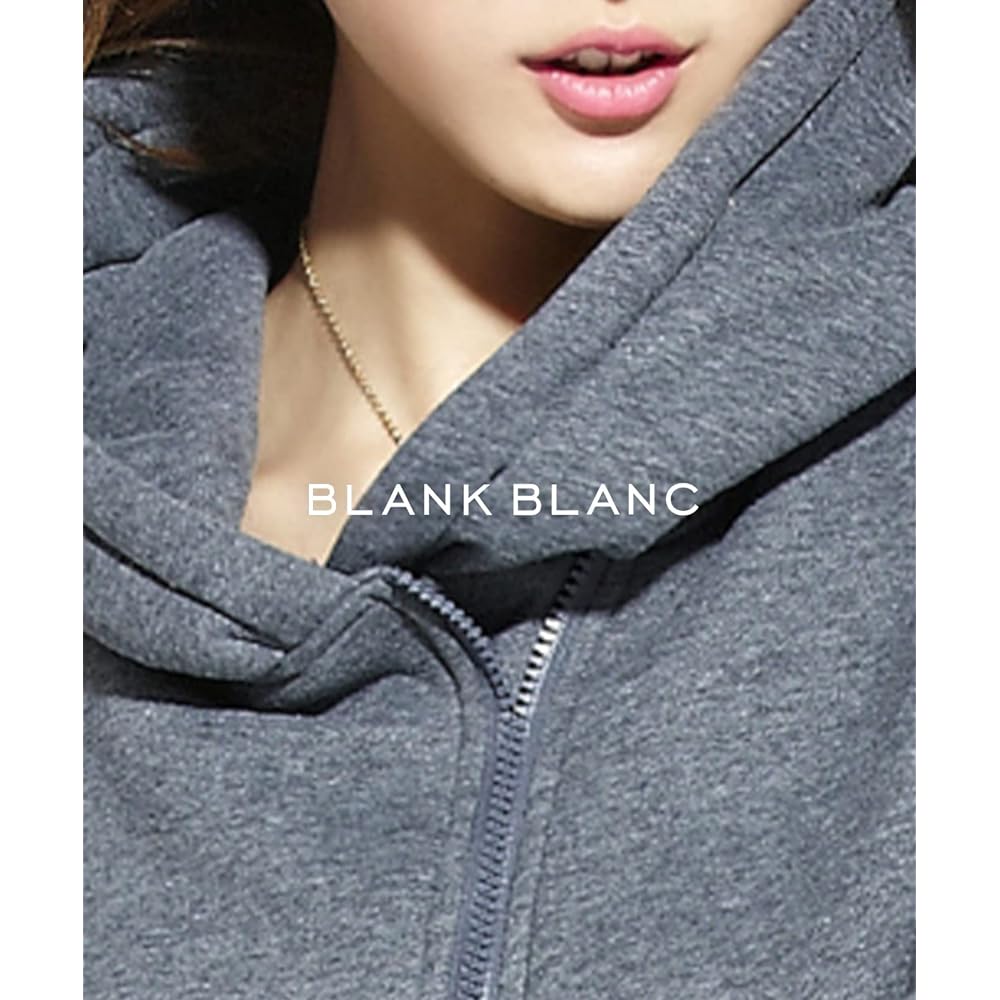 [BLANK BLANC] Setup, top and bottom 2-piece set, women's sweatshirt, hoodie, pants, brushed lining, fall, winter, loungewear, indoors, M - 2XL