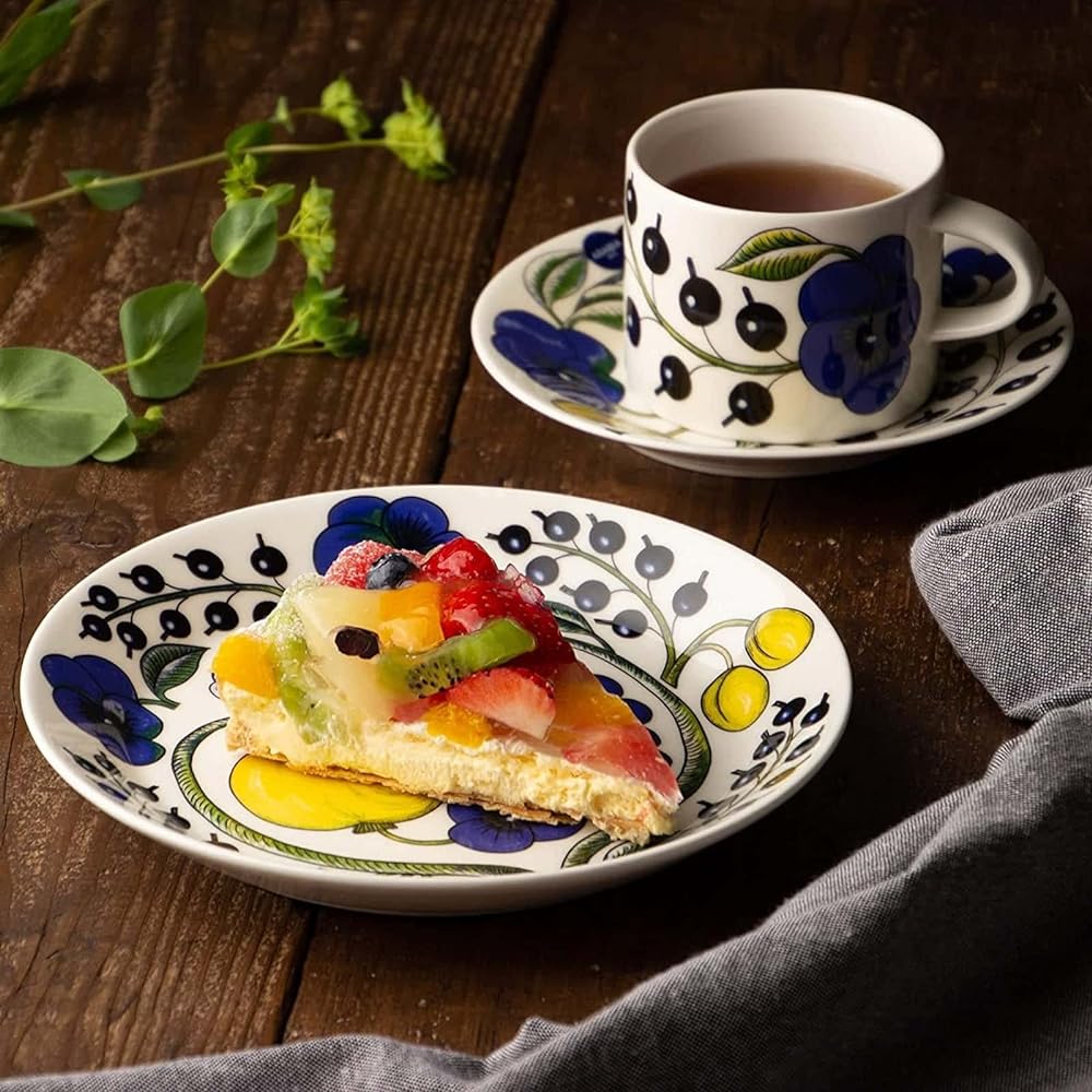 ARABIA [Regular Imported Product] Arabia Paratissi Tea Cup & Saucer Color 1054177